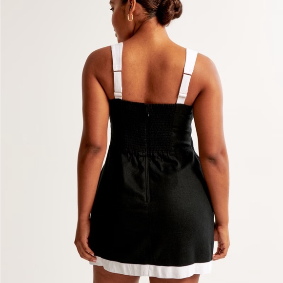 Abercrombie Linen Black and White Dress - Picture 8 of 8